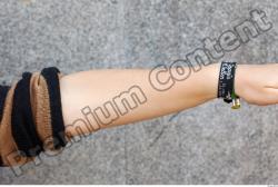 Forearm Woman White Casual Pullower Chubby